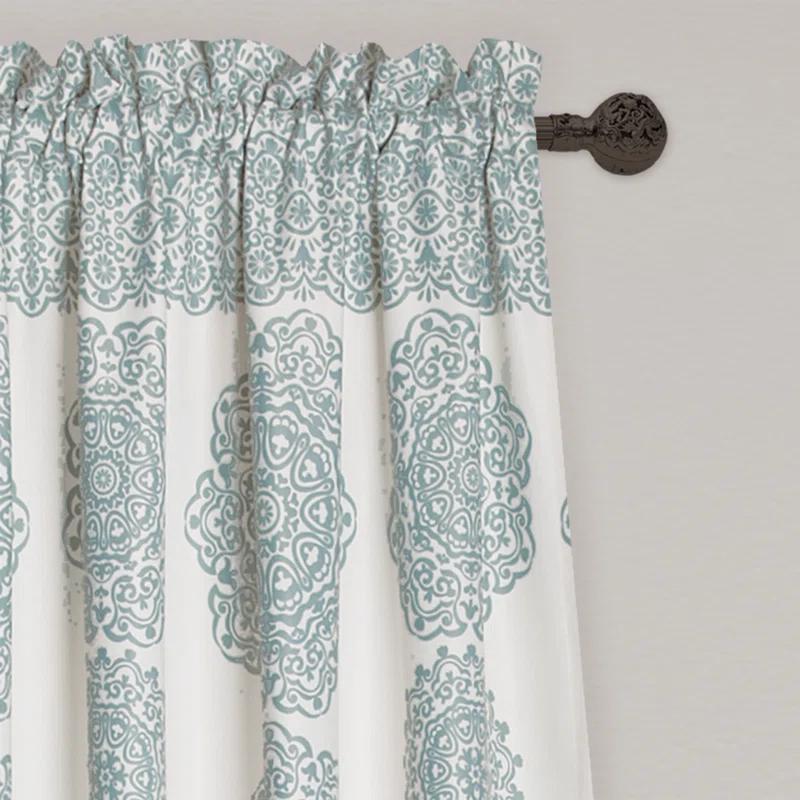 Lush Decor Bremond Polyester Room Darkening Curtain Pair (Set of 2)