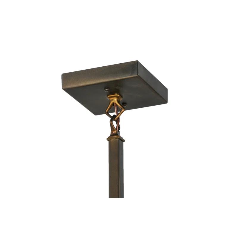 Meyda Lighting 1 - Light Antique Copper Lantern Pendant