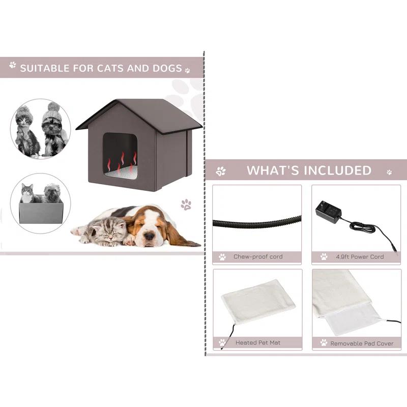 Tucker Murphy Pet™ Heated Cat House