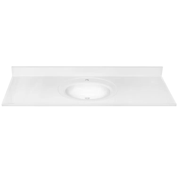 Design House Cultured Marble Vanity Top with Backsplash & Reviews | Wayfair