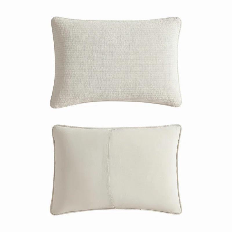 Nautica Bayport Nautica Seashore Stitch Solid Cotton Quilt Set