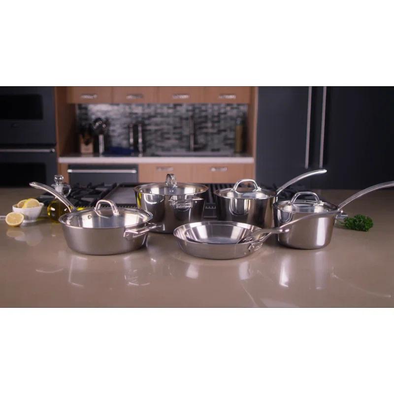 Viking Viking Contemporary 3-Ply Sauce Pan with Glass Lid