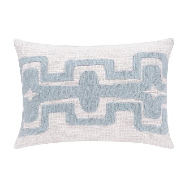Stacy Garcia Home Geometric Handmade Cotton Wool Blend Decorative Throw Pillow