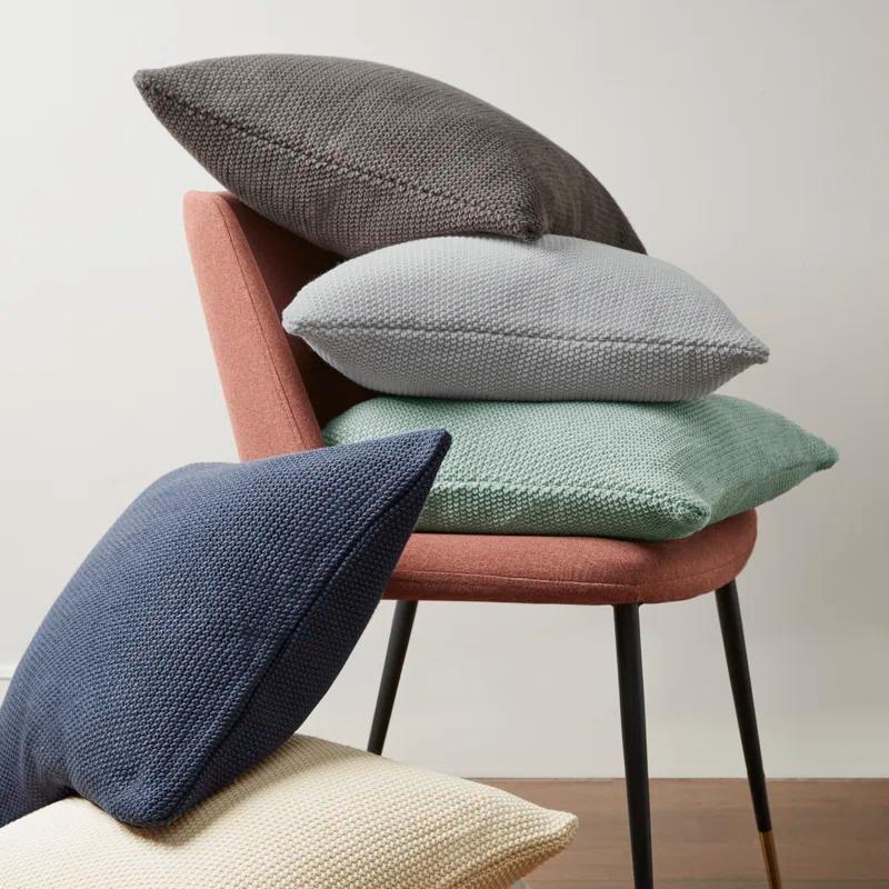 INK+IVY Tino Knit Square Euro Pillow Sham