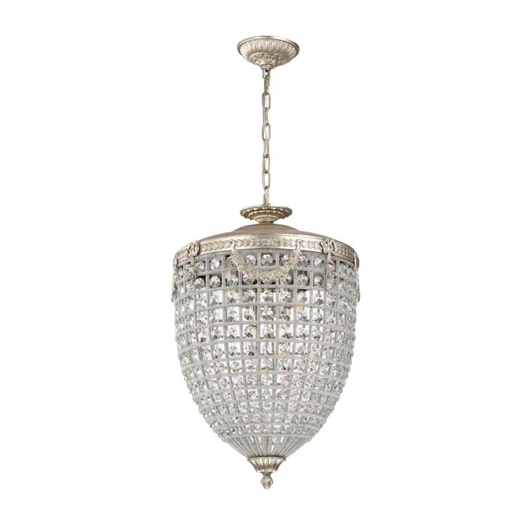 Rosdorf Park Kiyora 4 - Light Dimmable Tiered Chandelier