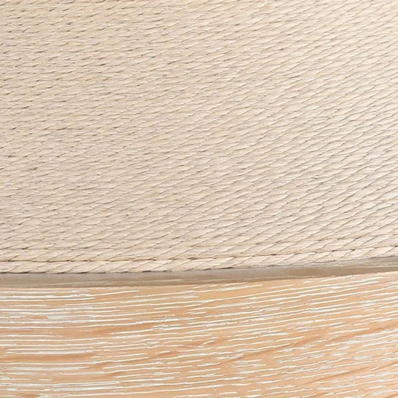 Worlds Away Malibu Oak Round Solid Wood Dining Table