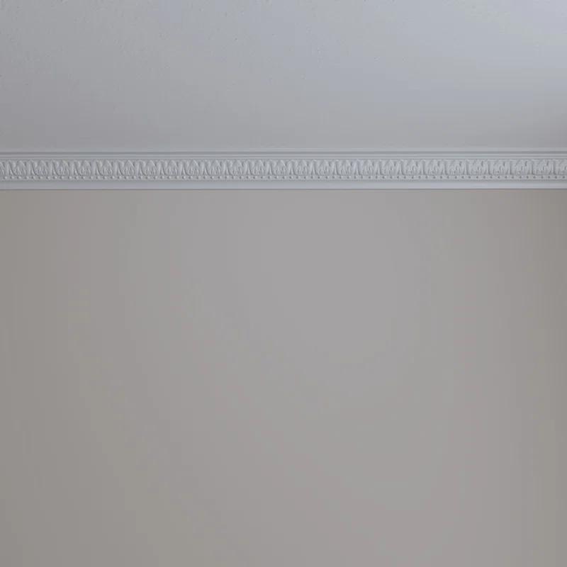 Ekena Millwork Endurathane Nadia Crown Moulding, 2 3/8"H x 2 3/8"P x 3 1/4"F x 94 1/2"L, (1 1/2" Repeat), Factory Primed
