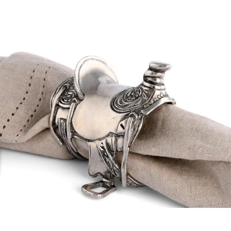 Vagabond House Western Metal Napkin Ring