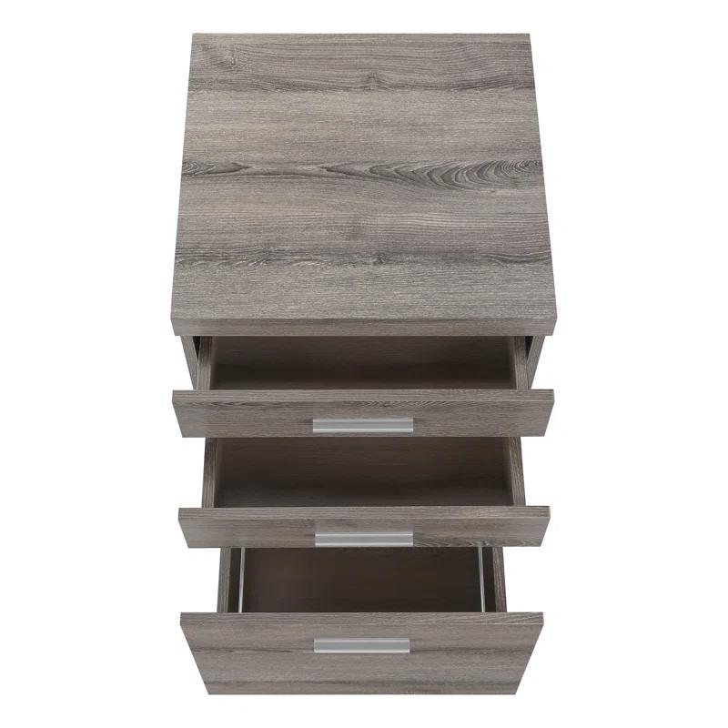 Inbox Zero File Cabinet, Rolling Mobile, Storage Drawers, Printer Stand