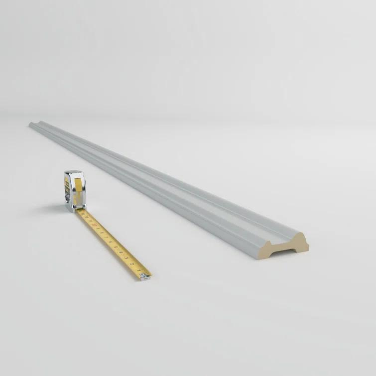 Ekena Millwork 3 5/8"H x 1 1/4"P x 94 1/2"L Bedford Chair Rail (Set of 2)