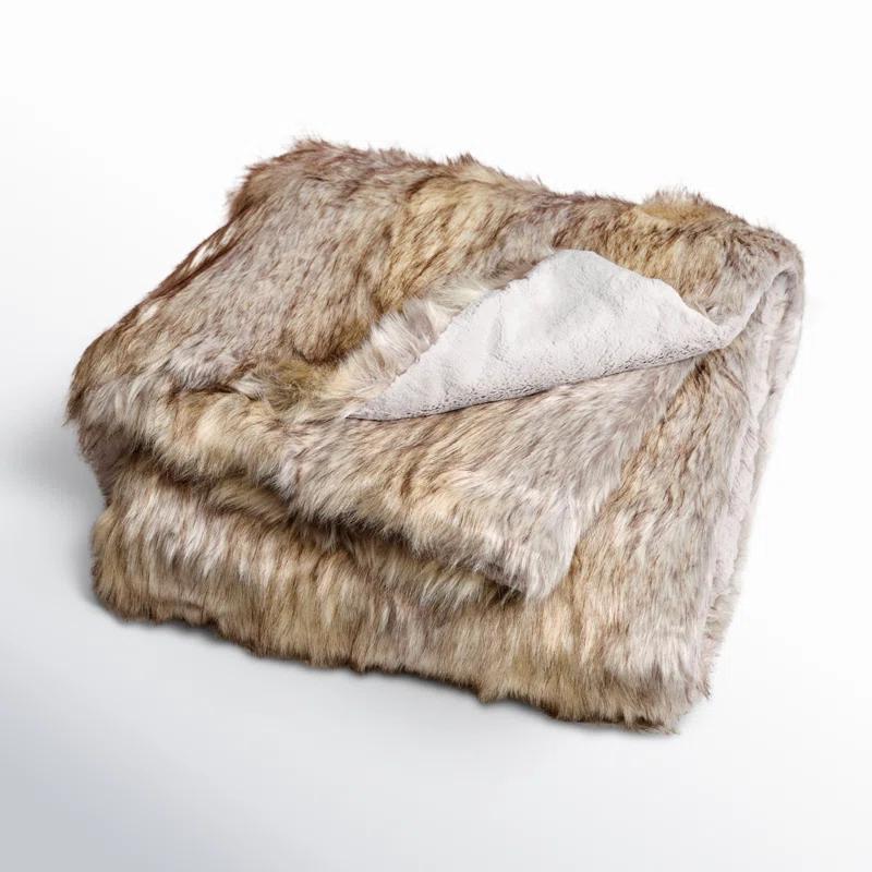 Faux Fur Throw