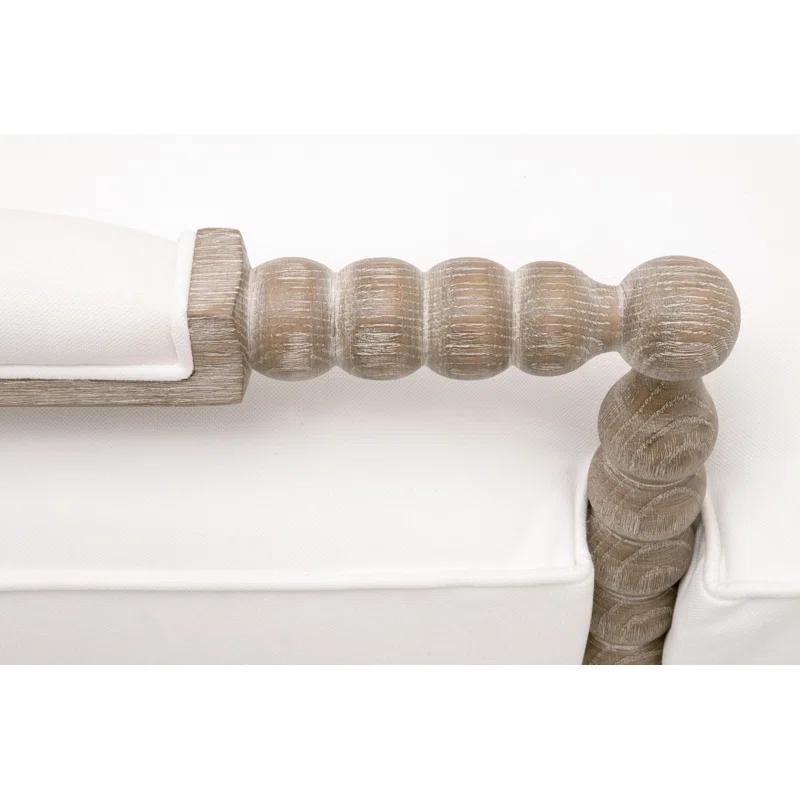 Rosalind Wheeler Chaddrick Stitch Hand Round Arms Down Feather Chaise Lounge