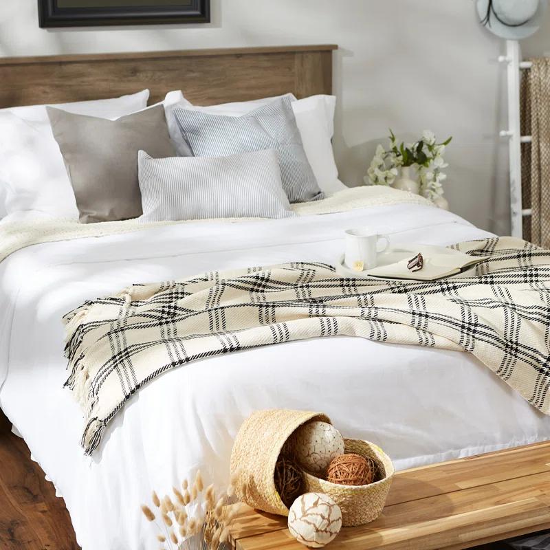 Design Imports Hand Woven Throw Blanket
