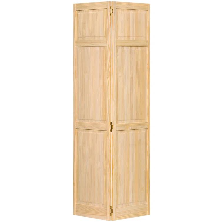 Kimberly Bay Paneled Wood Unfinished Bi-Fold Door