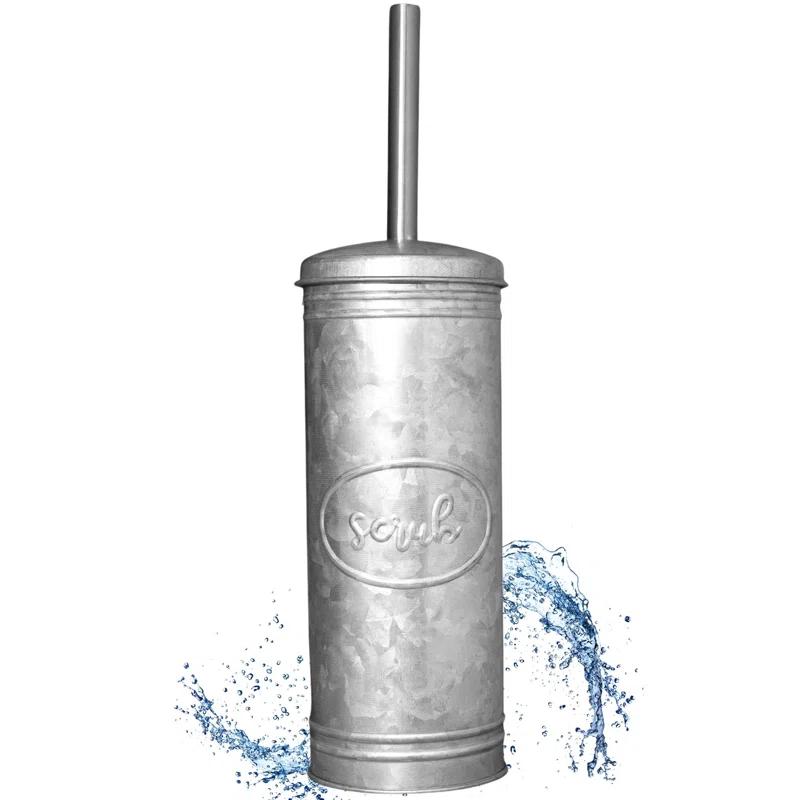 Autumn Alley Metal Toilet Brush And Holder