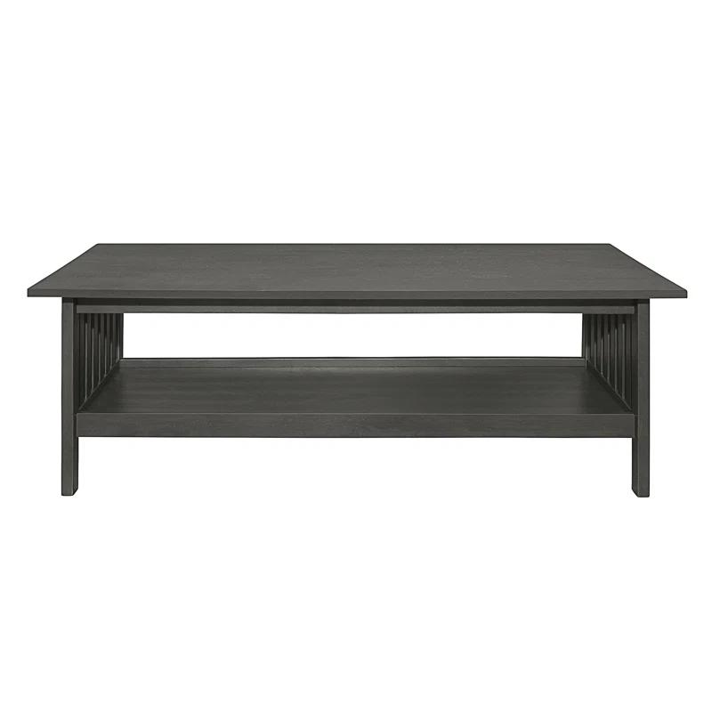 Red Barrel Studio® Classic Style Coffee Table And Two End Table Set Antique Gray Finish 3Pc Occasional Table Set Wooden Transitional Living Room Furniture (Set of 3)