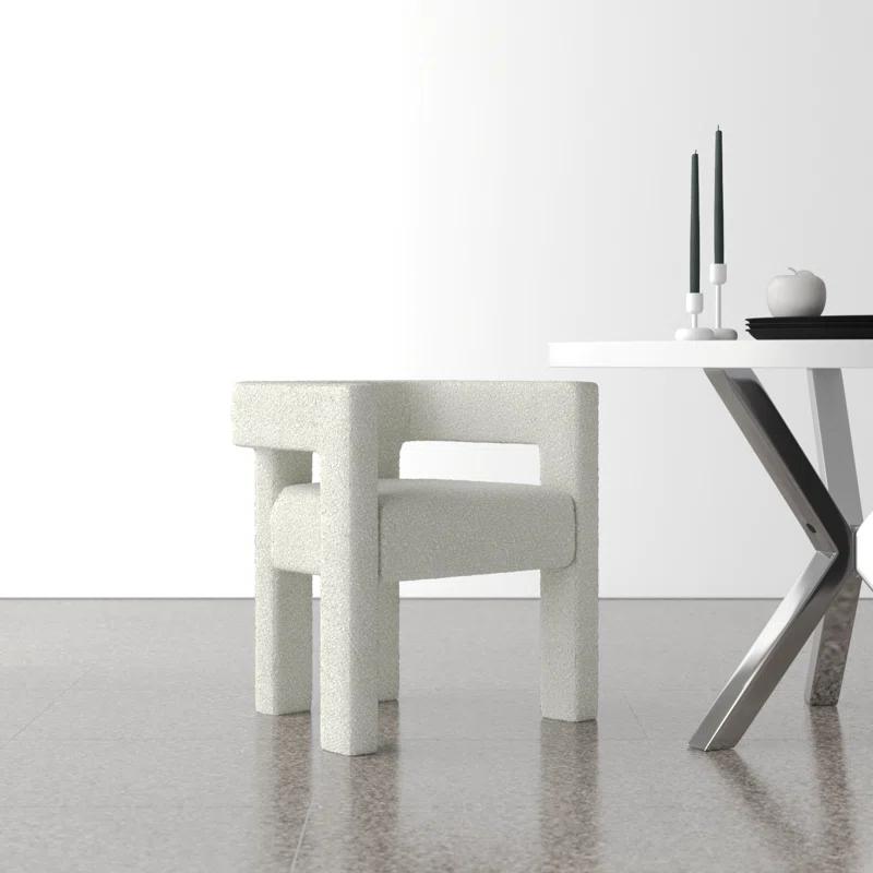 Marcella Boucle Dining Armchair