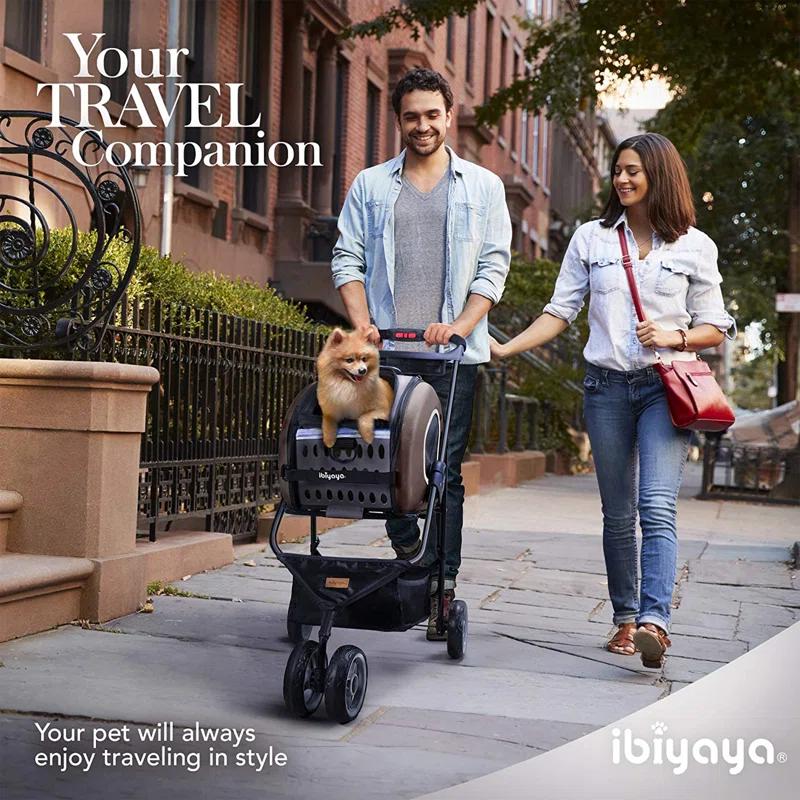 Ibiyaya 5-in-1 EVA Pet Carrier-Stroller