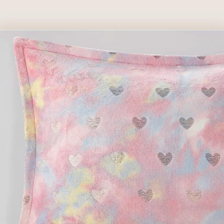 Intelligent Design Rosalie Metallic Printed Plush Comforter Set & Reviews | Wayfair