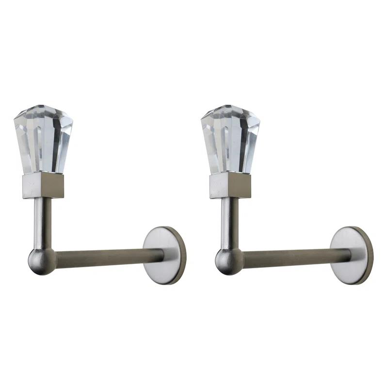 Midland Crystal Curtain Holdback (Set of 2)