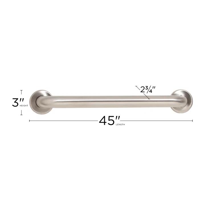 Seachrome Straight Bathroom Safety Grab Bar IGXS-420-QCR