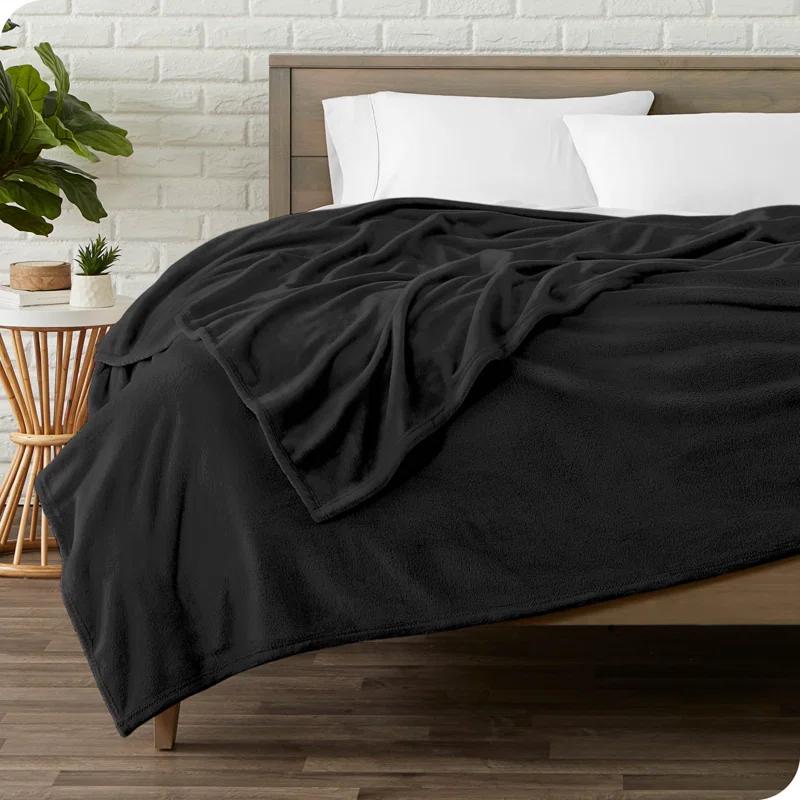 Bare Home Bare Home Microplush Fleece Blanket - Fuzzy, Warm, Bed/Throw Blanket