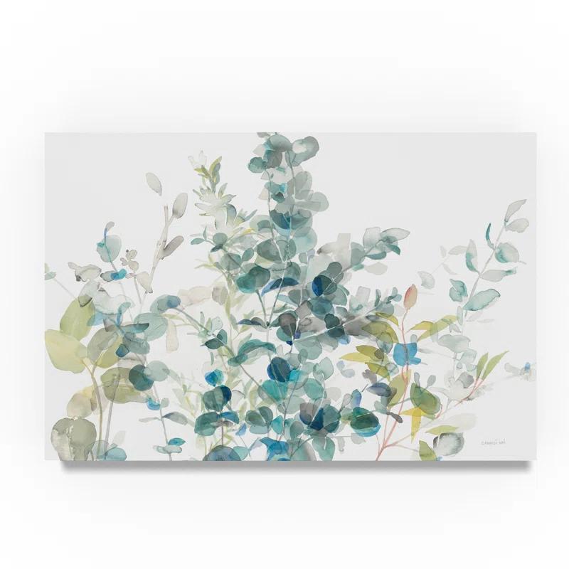 August Grove® 'Eucalyptus I White Crop' Acrylic Painting Print on Wrapped Canvas