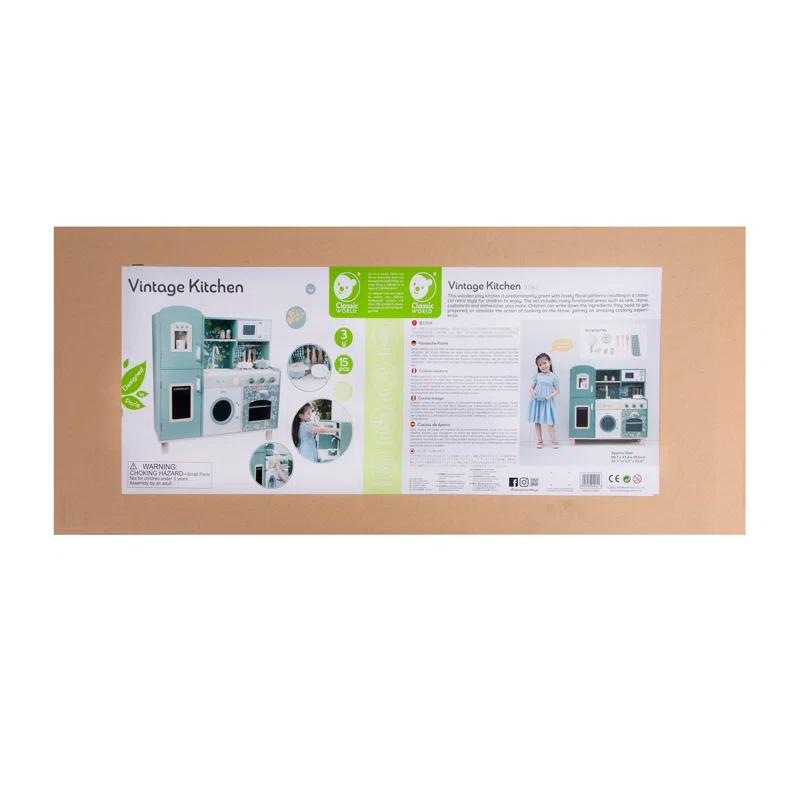 Classic Toy Classic World Vintage Wood Kitchen