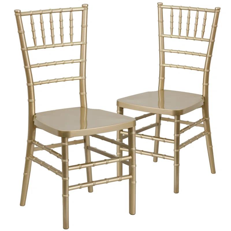 Flash Furniture Emma Premium Series Resin Stacking Chiavari Chair (Set of 2)