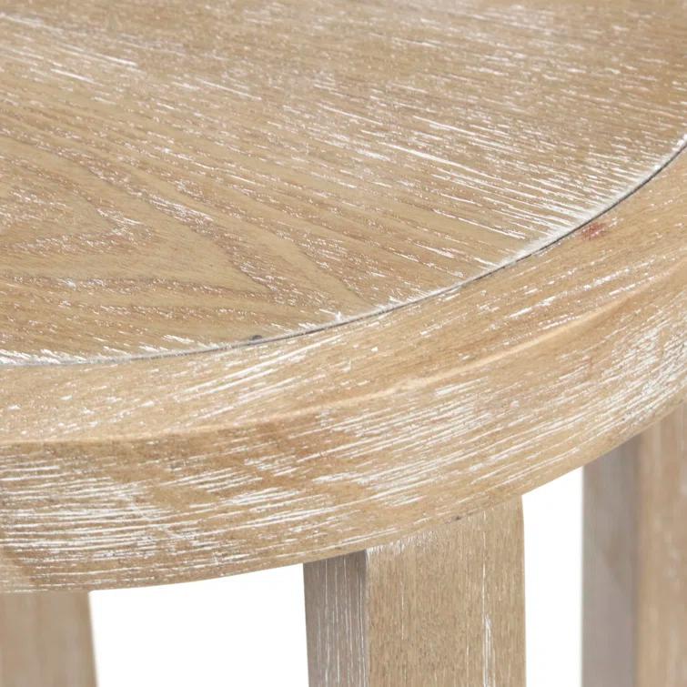Martha Stewart Martha Stewart Harley  Round End Table with Cane Detail