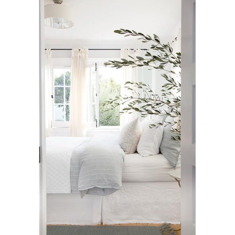 Henley Cotton Duvet by Pom Pom at Home - Oat / Queen