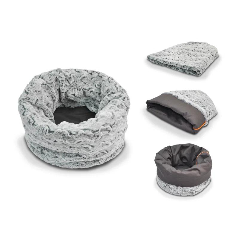 Snuggle Bed Convertible Pet Bed