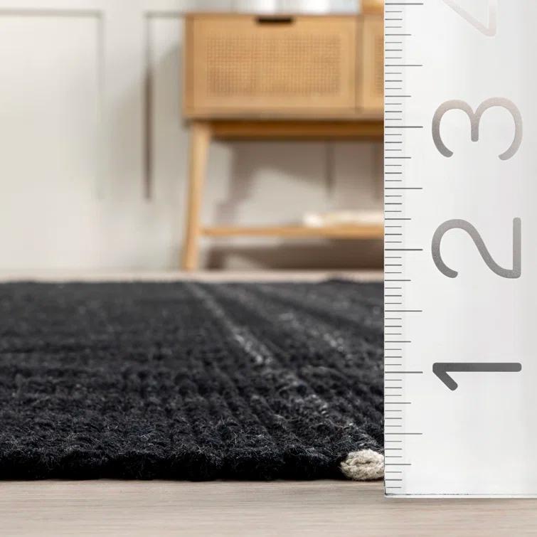 Breakwater Bay Aloizas Striped Cotton Area Rug