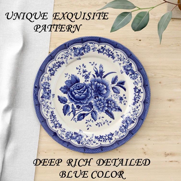 Tudor England Victoria 30 Piece Dinnerware Set, Service for 6