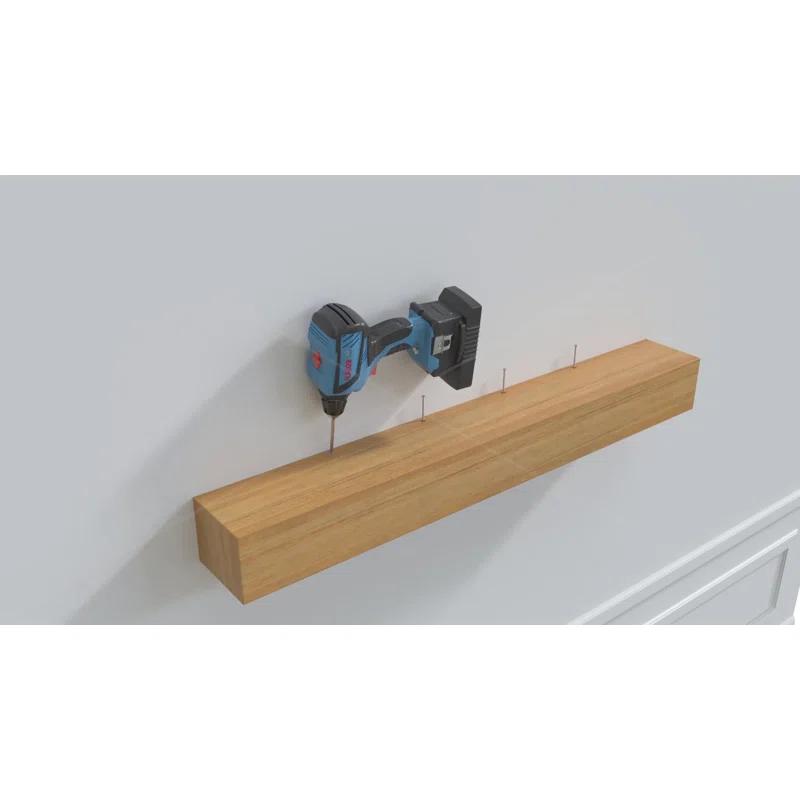 Dogberry Collections Modern Farmhouse Fireplace Shelf Mantel