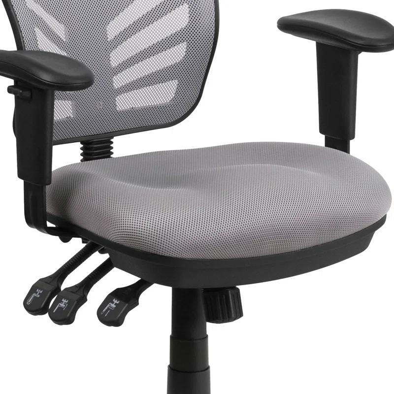 Flash Furniture Siyer Mid-Back Mesh Ergonomic Office Chair with Adjustable Arms by Flash Furniture