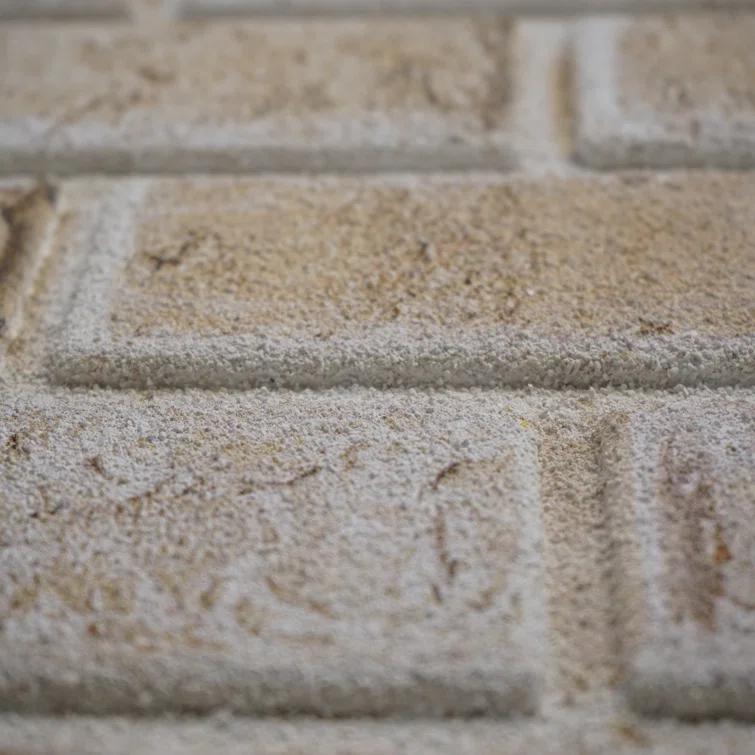 UPP Ultimate Premium Products 3D Brick Effect Wall Panels - Lightweight Styrofoam - Set of 9 Large Panels (20"x40") Covers 48 sq ft - Apply with Wall Adhesive - DIY Home Wall Cladding