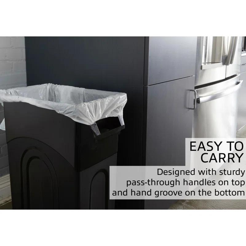 United Solutions United Solutions Highboy Waste Container, 23 Gal, 2 Pack, Space Saving