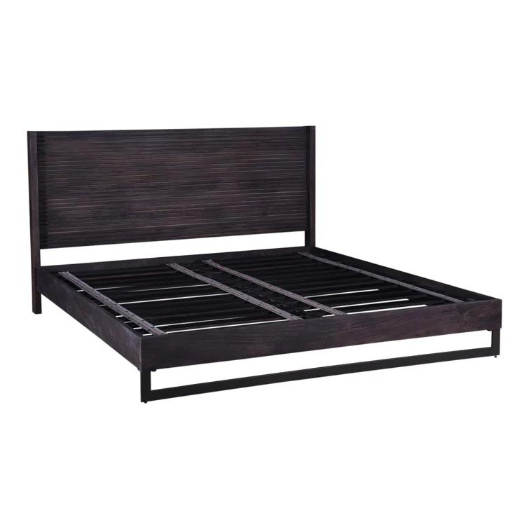 Nagle Cutout Mango Wood Bed