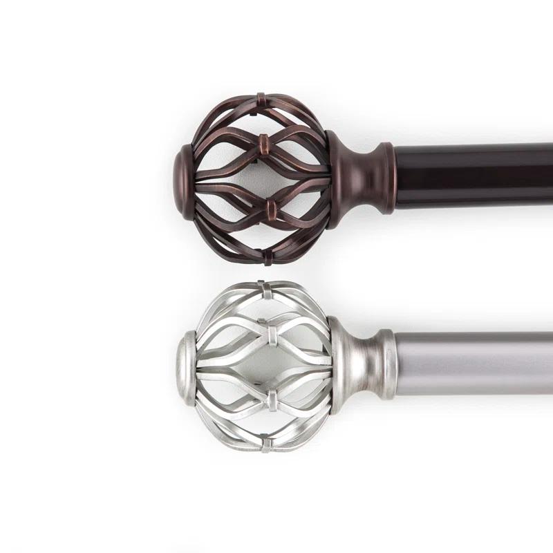 SnugSet Aiden Adjustable Single Curtain Rod