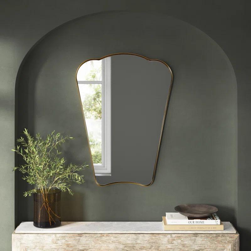 Cottondale Iron Flat Wall Mirror