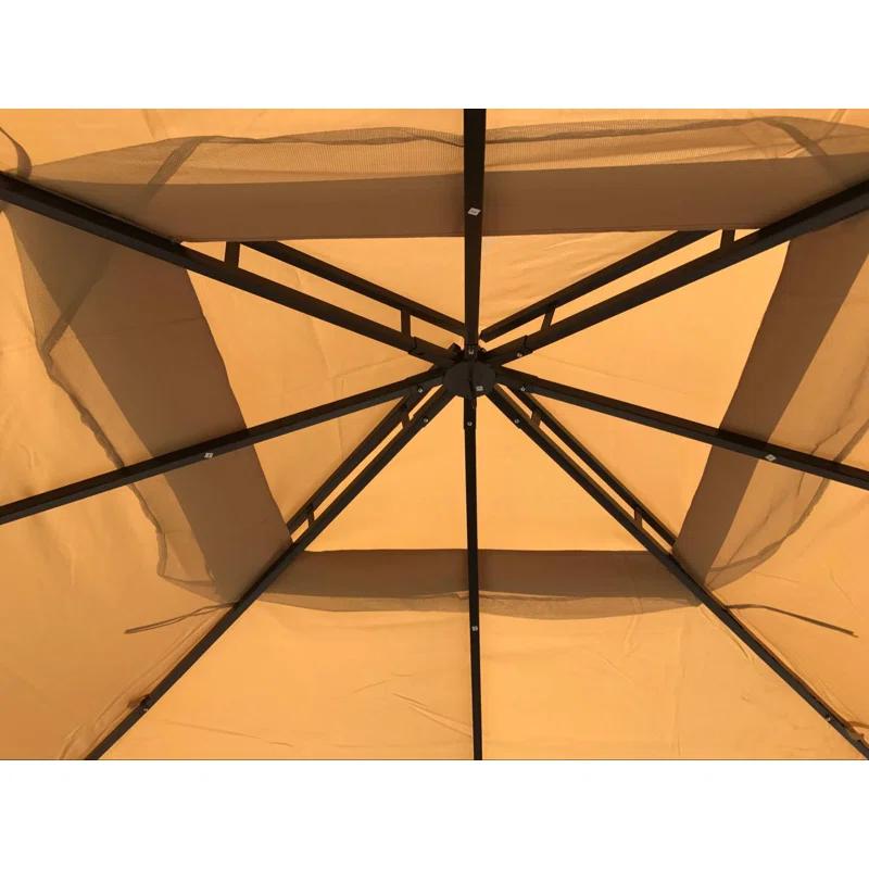 Jeco Inc. Double Roof 10 Ft. W x 10 Ft. D Steel Patio Gazebo