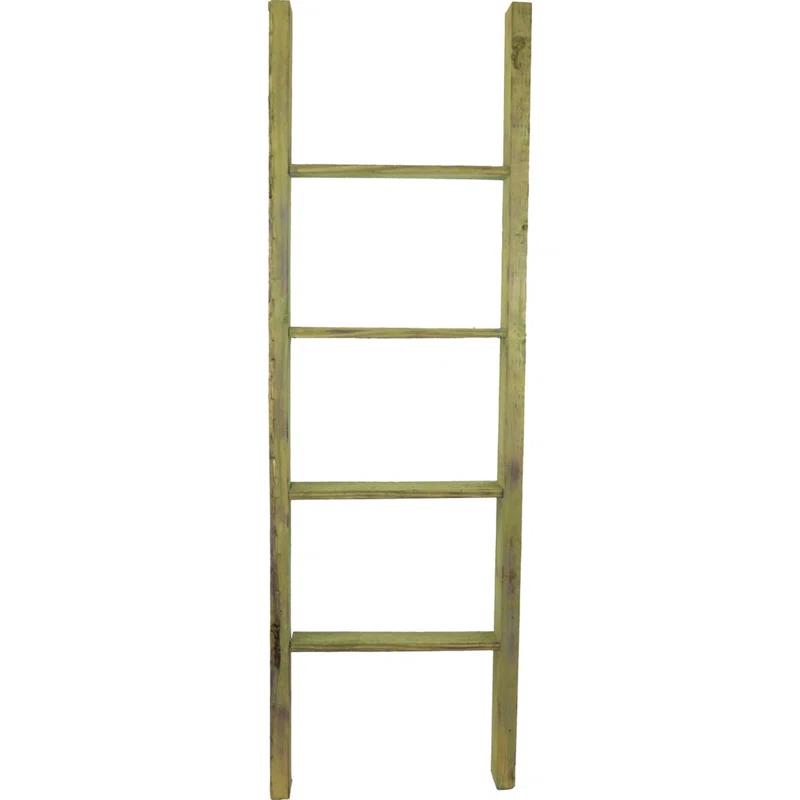 Ekena Millwork Vintage Farmhouse Rung Decorative Ladder