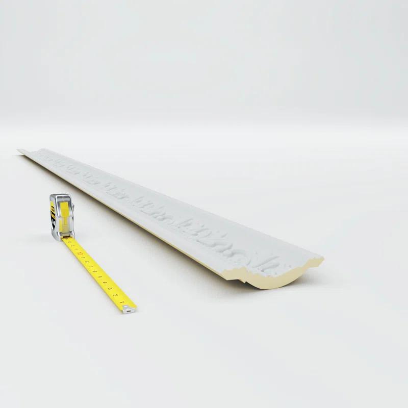 4 3/8"H x 4"P x 5 7/8"F x 94 1/2"L, (9 5/8" Repeat), Versailles Crown Moulding