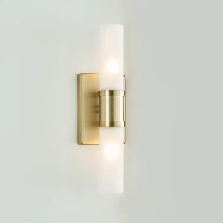 Evelien 2 Light Frosted Dimmable Vanity Light