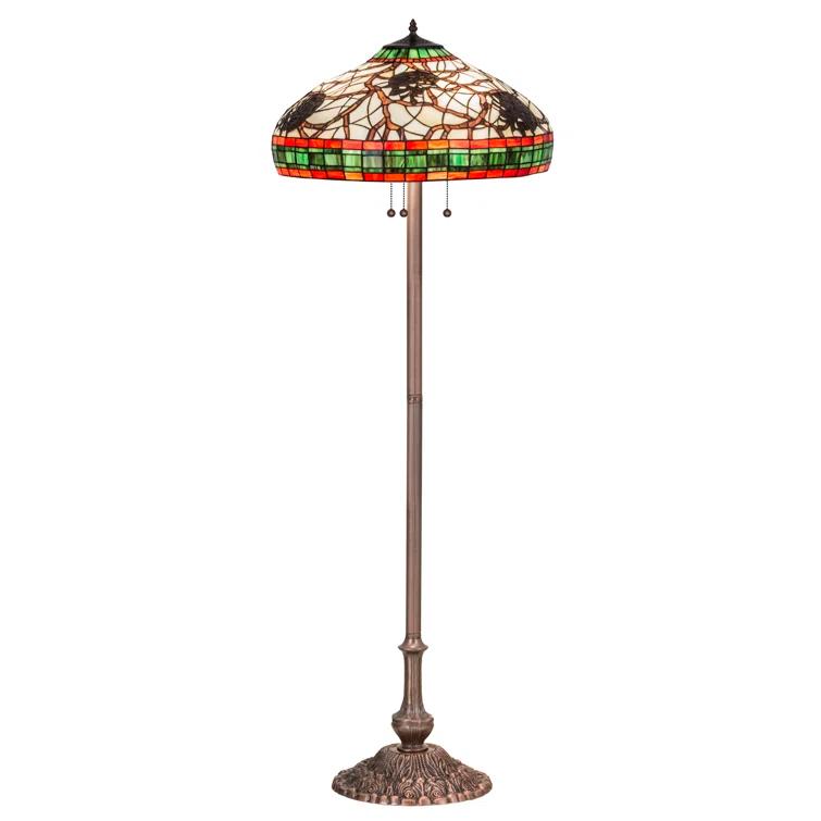 Meyda Lighting Pinecone 61'' Bronze Traditional Floor Lamp