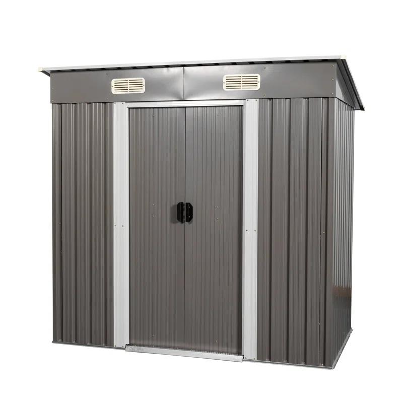 wendeway 6Ft X 4Ft Outdoor Metal Storage Shed