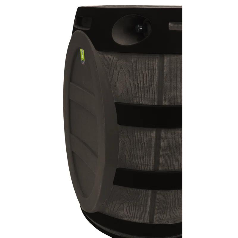 Good Ideas Good Ideas Rain Wizard Whiskey Style Rain Barrel with Overflow and Spigot