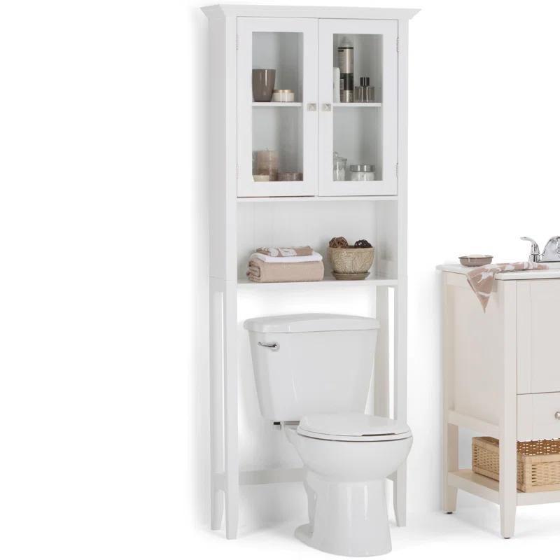 Simpli Home Acadian Freestanding Bathroom Cabinet