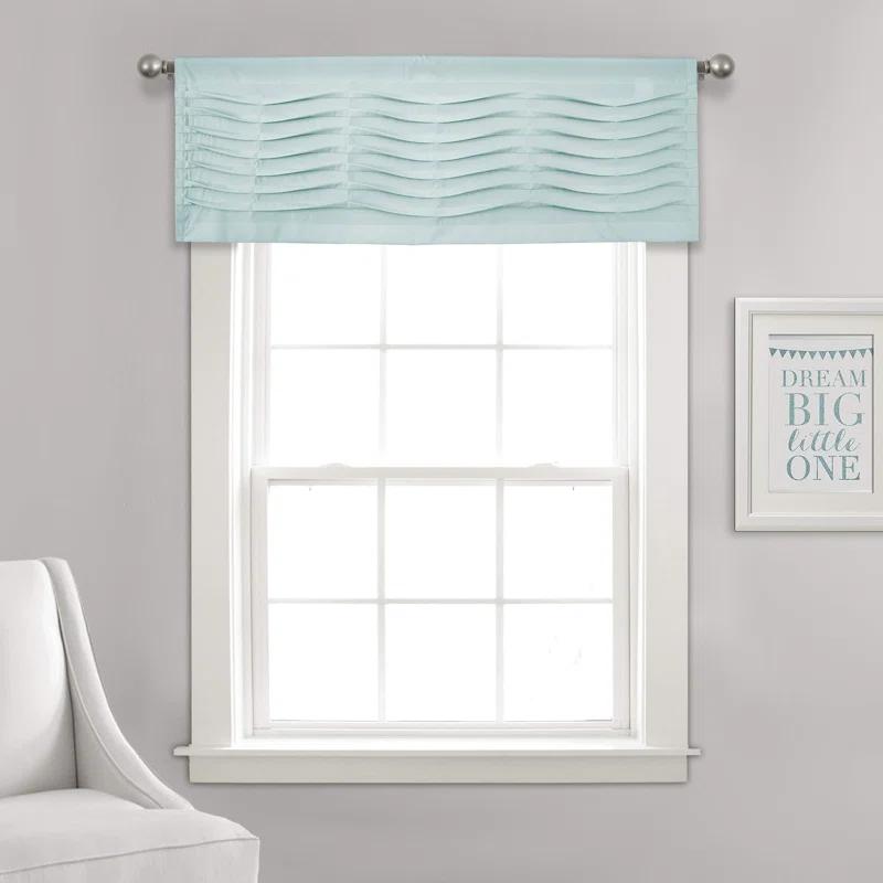 Glorbu Textured 52'' W Window Valance